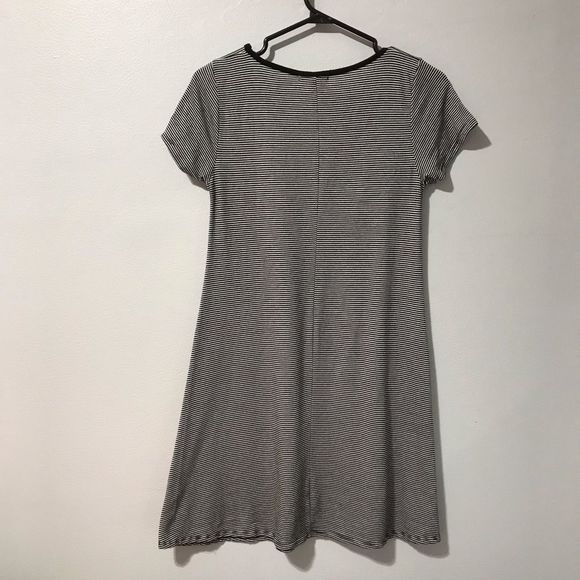 Rolla Coster Black & White Striped Midi Dress - Picture 2 of 4